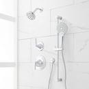 PROVINCETOWN PRESSURE BALANCE SHOWER SYSTEM WITH SLIDE BAR AND HAND SHOWER - CHROME