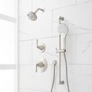 PROVINCETOWN PRESSURE BALANCE SHOWER SYSTEM WITH SLIDE BAR AND HAND SHOWER - BRUSHED NICKEL 