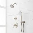 PROVINCETOWN PRESSURE BALANCE SHOWER SYSTEM WITH HAND SHOWER - BRUSHED NICKEL 