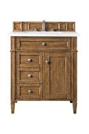 30 in. Floor Mount Vanity in Saddle Brown 