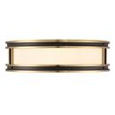 ALBERTI 4-LIGHT CEILING LIGHT IN MATTE BLACK WITH WARM BRASS ACCENTS 