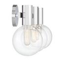 WRIGHT 3-LIGHT BATHROOM VANITY LIGHT IN CHROME 
