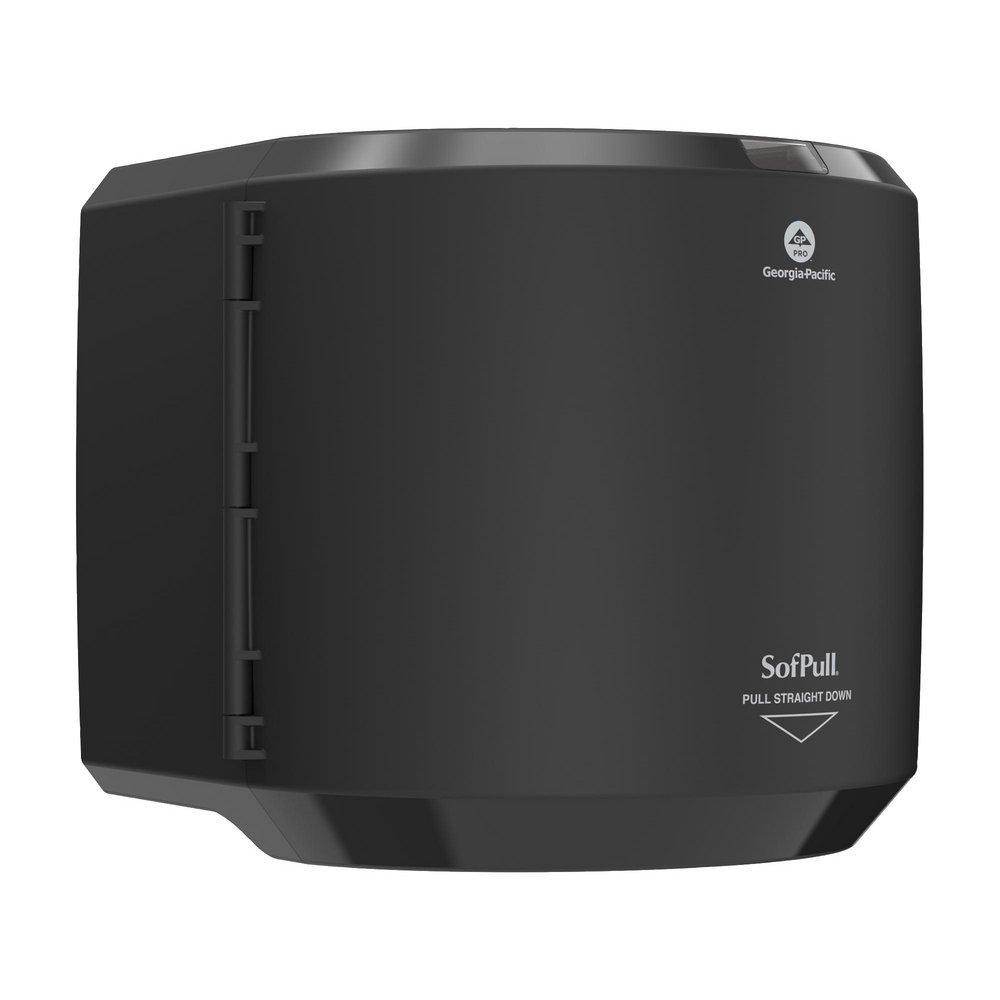 DSPN TWL SOFPULL HC HIGH CAPACITY BLACK OPAQUE BLK OPAQUE CENTER PULL ROLL TOWEL DISPENSER 