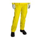 RAINSUIT 3PC .35MM PVC/POLYESTER HOOD SELF COLLAR YELLOW 