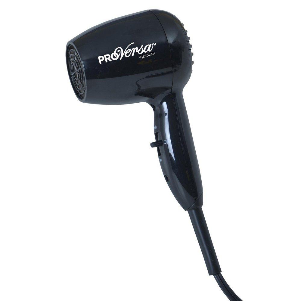 1600 W 2-Speed Hand Held Hair Dryer in Black 