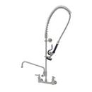STAINLESS STEEL EASYINSTALL PRE-RINSE - 8 WALL MOUNT - 12 ADD-ON FAUCET - S-0107 - WALL BRACKET 