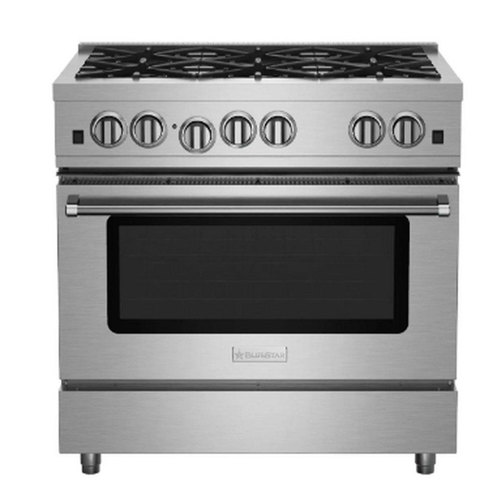 36 CULINARY SERIES RCS OPEN BURNER RANGE - 6 BURNERS FUEL TYPE NATURAL GAS FINISH STANDARD RAL SEMI-GLOSS PAINT SPECIFY RAL # -TRIM PLATED SPECIFY FINISH - 