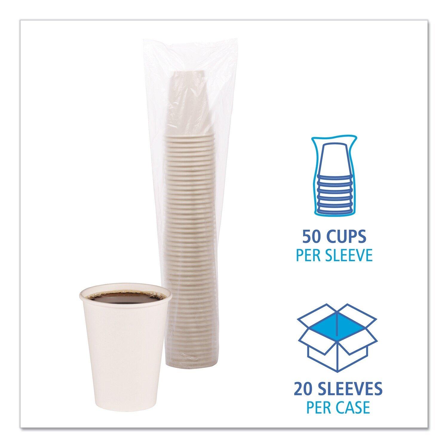 Boardwalk&reg; White Paper Cup (Case of 1000) 