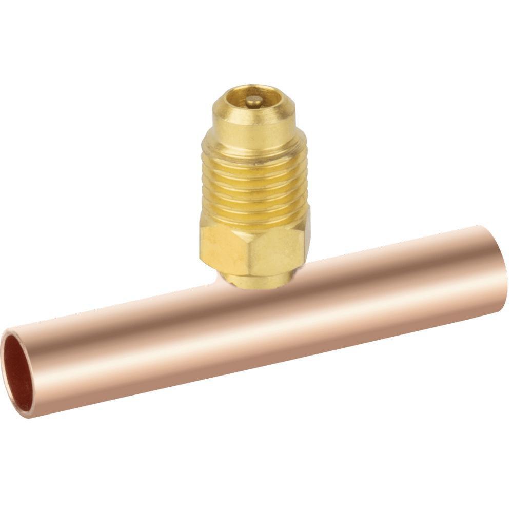 SLIP FIT COP BRAZE TEE 5/16 ODS X 3/8 ODF 3/PK 