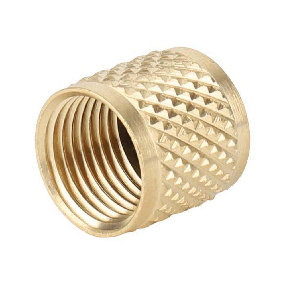 3/8 SAE BRASS CAP W/ GASKET 3/PK 