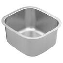 16-1/2 in. Undermount Stainless Steel Single Bowl Kitchen Sink in Brushed