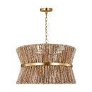 75W 3-Light Medium E-26 Pendant in Satin Brass