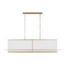 16 x 14-19/50 in. 60W 5-Light -Tier Chandelier in Coastal Gild