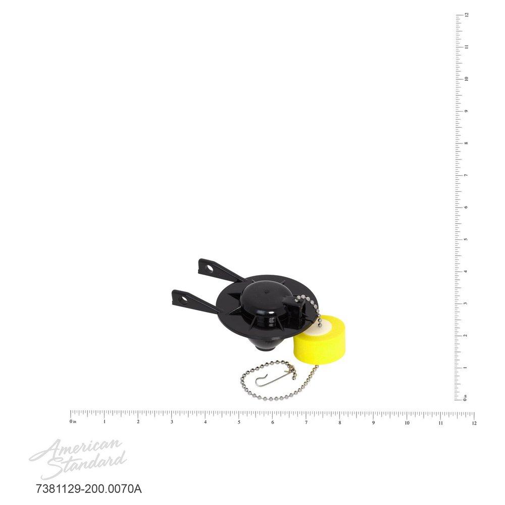 FLAPPER AND CHAIN WITH FLOAT FOR 2-INCH FLUSH VALVES 