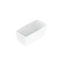 DXV Canvas White 66-3/4 x 33-1/4 in. Freestanding Bathtub Center Drain