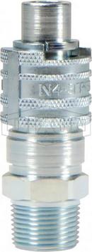 1/2 x 3/4 in. NPTF x Male Threaded 11000 psi Pneumatic Coupler