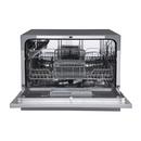 21-5/8 in. Countertop Dishwasher in Silver 