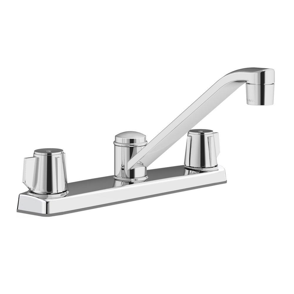 Two Handle Kitchen Faucet in Chrome 