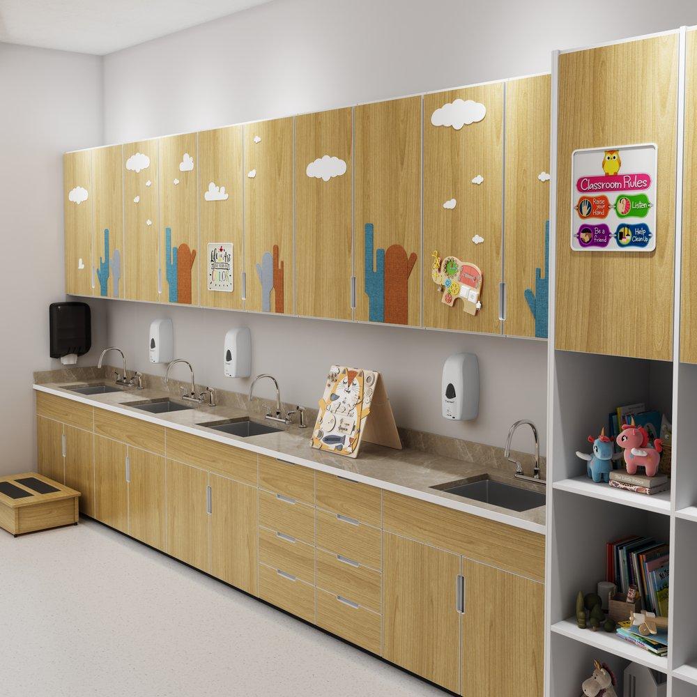 Two Handle Pull Down Kitchen Faucet in Chrome 