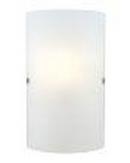 60W 1-Light 11-81/100 in. Wall Sconce in Satin Nickel