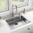 PROFLO&reg; Brushed Nickel Single Handle Pull Down Kitchen Faucet 