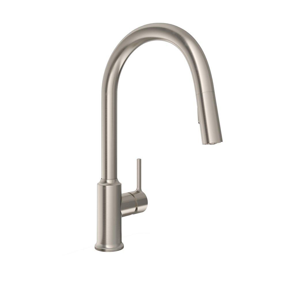 PROFLO® Brushed Nickel Single Handle Pull Down Kitchen Faucet 