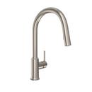 PROFLO&reg; Brushed Nickel Single Handle Pull Down Kitchen Faucet 