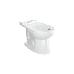 Elongated Floor Mount Toilet Bowl in White