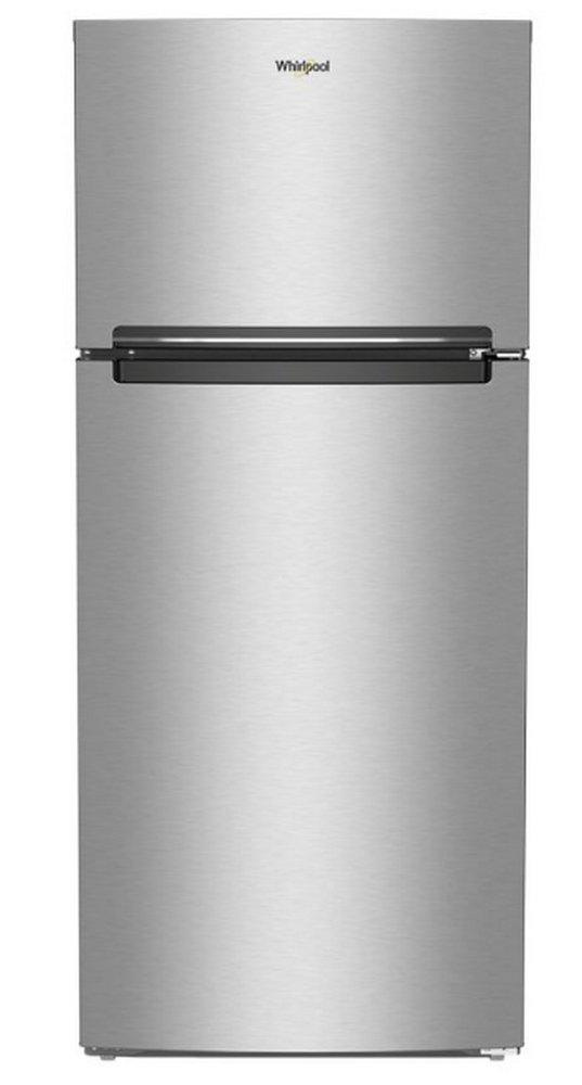 Whirlpool Stainless Steel 16.3 cu. ft. Top Mount Freezer Refrigerator 