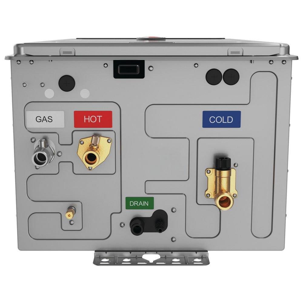 Rheem 132W Indoor Condensing Natural Gas and Propane Gas Tankless Water Heater 
