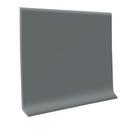 4 x 4 ft. Vinyl Cove Base in Dark Gray 