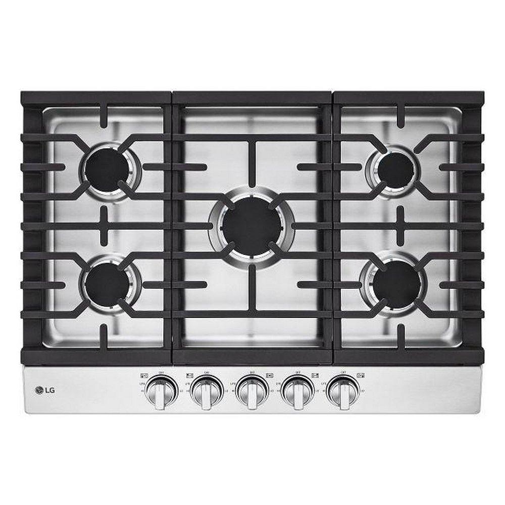 30 GAS COOKTOP 20K BTU EASYCLEAN COOKTOP STAINLESS STEEL 