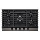 36 GAS COOKTOP 20K BTU BLACK STAINLESS STEEL 