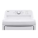 LG White 27 x 29-1/2 in. 240V 7.3 cu. ft. Electric Dryer 