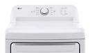 LG White 27 x 29-1/2 in. 240V 7.3 cu. ft. Electric Dryer 