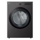 7.4 CU.FT. ULTRA LARGE CAPACITY GAS DRYER WITH SENSOR DRY TURBOSTEAM TECHNOLOGY AND WI-FI CONNECTIVITY BLACK STEEL