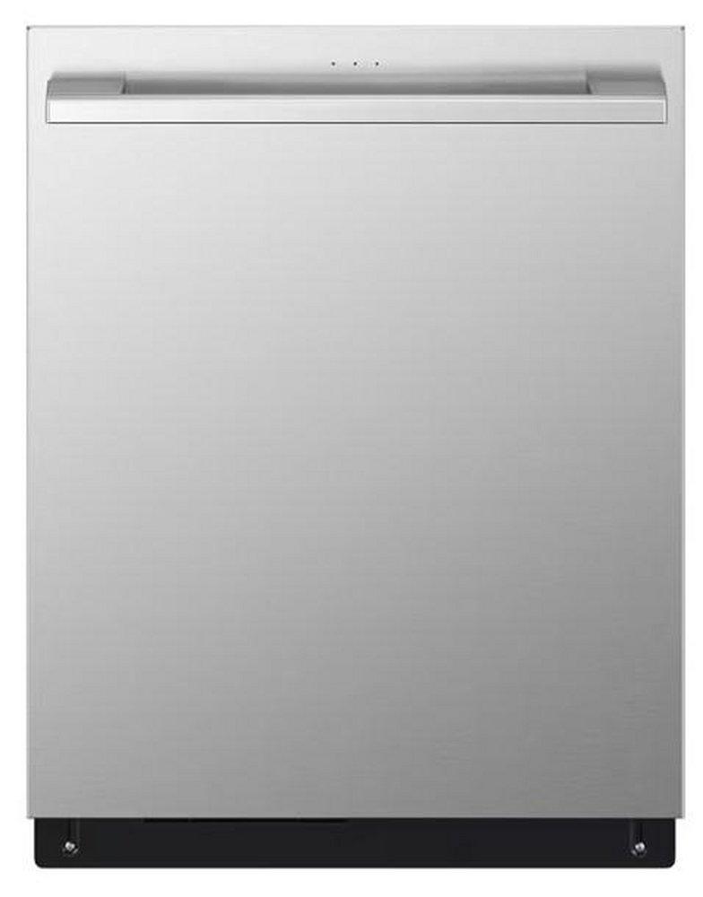 LG STUDIO 24 INCH BUILT-IN DISHWASHER WITH STEAM WASH TRUESTEAM TECHNOLOGY QUADWASH PRINTPROOF FINISH IN PRINTPROOF STAINLESS STEEL 