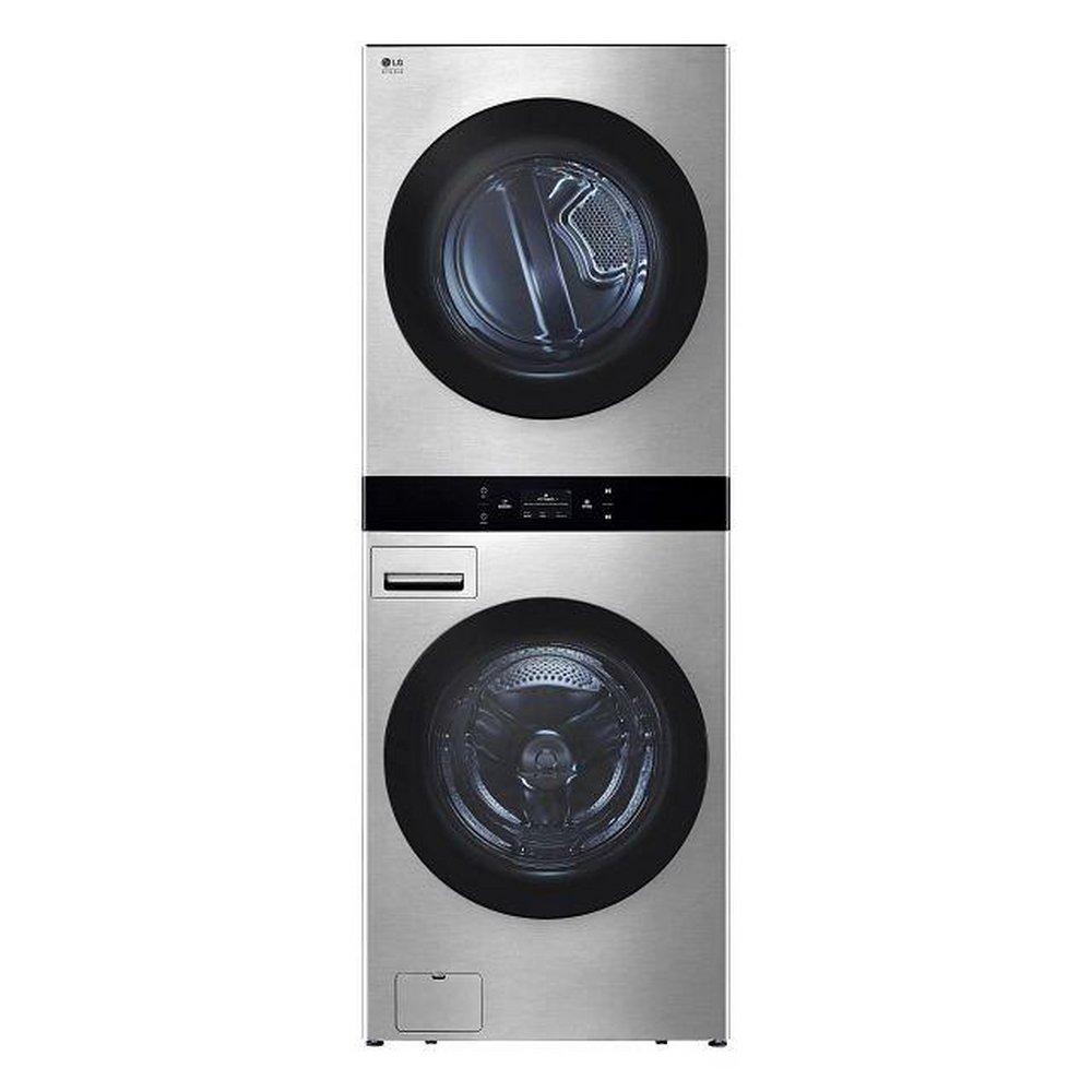 27 INCH SMART GAS WASHTOWER WITH 5.0 CU.FT. WASHER 7.4 CU.FT. DRYER AI SENSOR DRY TURBOSTEAM ALLERGIENE CYCLE AI DD 2.0 ADVANCED WASHING SOIL SENSOR 