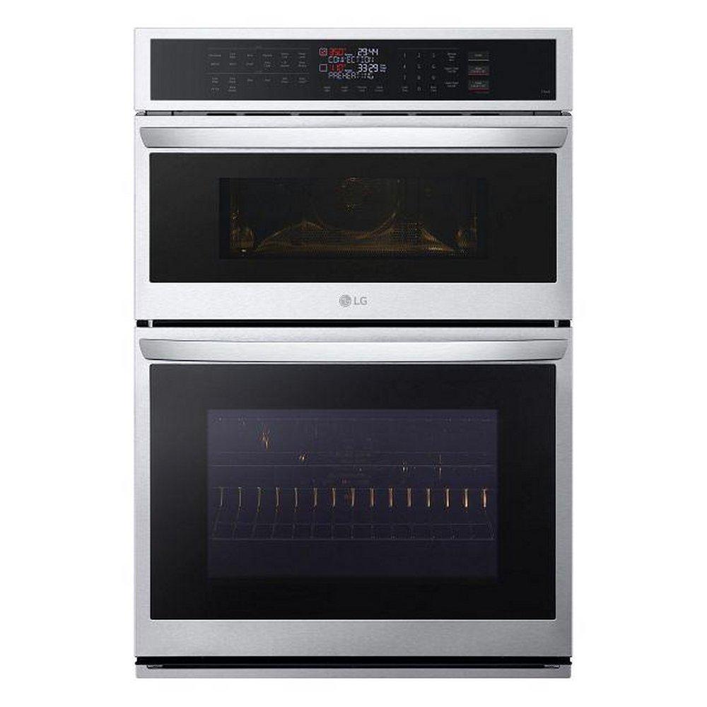 6.4 CU. FT. SMART COMBI WALL OVEN WITH FAN CONVECTION AIR FRY PRINTPROOF STAINLESS STEEL 
