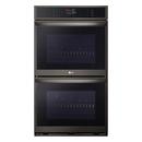 29-3/4 x 23-3/8 in. 40A 9.4 cu. ft. Drop Down Wall Mount Double Oven in Black Stainless Steel