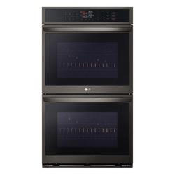 29-3/4 x 23-3/8 in. 40A 9.4 cu. ft. Drop Down Wall Mount Double Oven in Black