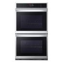 29-3/4 x 23-3/8 in. 40A 9.4 cu. ft. Drop Down Wall Mount Double Oven in PrintProof™ Stainless Steel