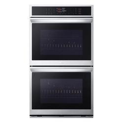 29-3/4 x 23-3/8 in. 40A 9.4 cu. ft. Drop Down Wall Mount Double Oven in PrintProof&trade; Stainless Steel