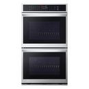 29-3/4 x 23-3/8 in. 50A 9.4 cu. ft. Drop Down Wall Mount Double Oven in PrintProof™ Stainless Steel