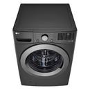 LG Black 27 x 39 x 33-1/8 in. 5.0 cu. ft. 10A Electric Front Load Washer 