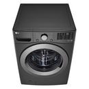 LG Black 27 x 39 x 33-1/8 in. 5.0 cu. ft. 10A Electric Front Load Washer 