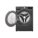 LG Black 27 x 39 x 33-1/8 in. 5.0 cu. ft. 10A Electric Front Load Washer 