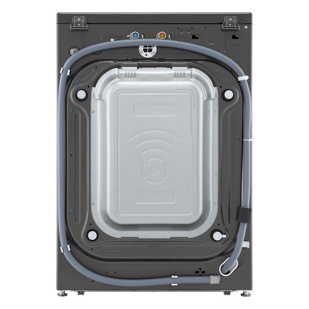 LG Black 27 x 39 x 33-1/8 in. 5.0 cu. ft. 10A Electric Front Load Washer 