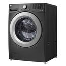 LG Black 27 x 39 x 33-1/8 in. 5.0 cu. ft. 10A Electric Front Load Washer 
