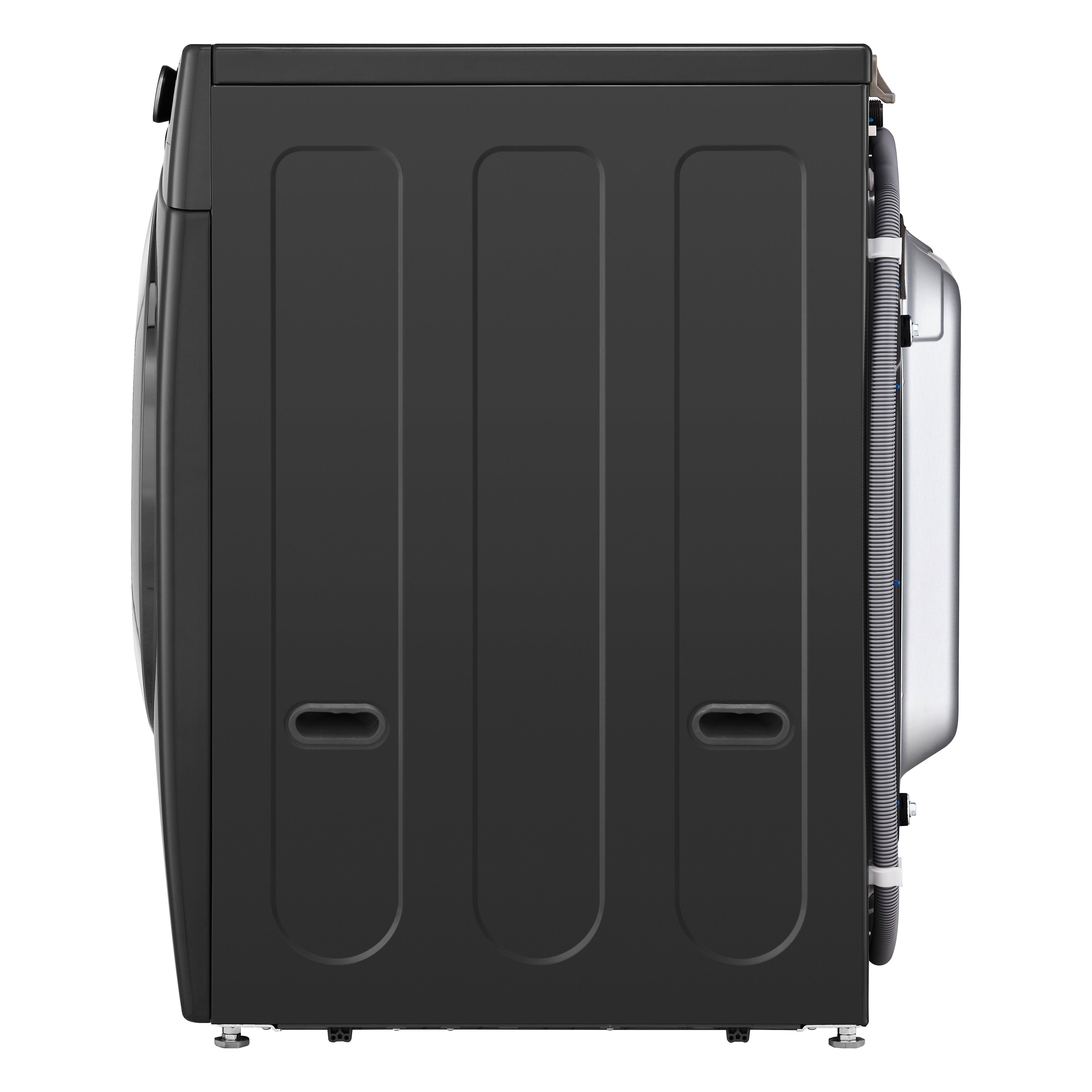 LG Black 27 x 39 x 33-1/8 in. 5.0 cu. ft. 10A Electric Front Load Washer 